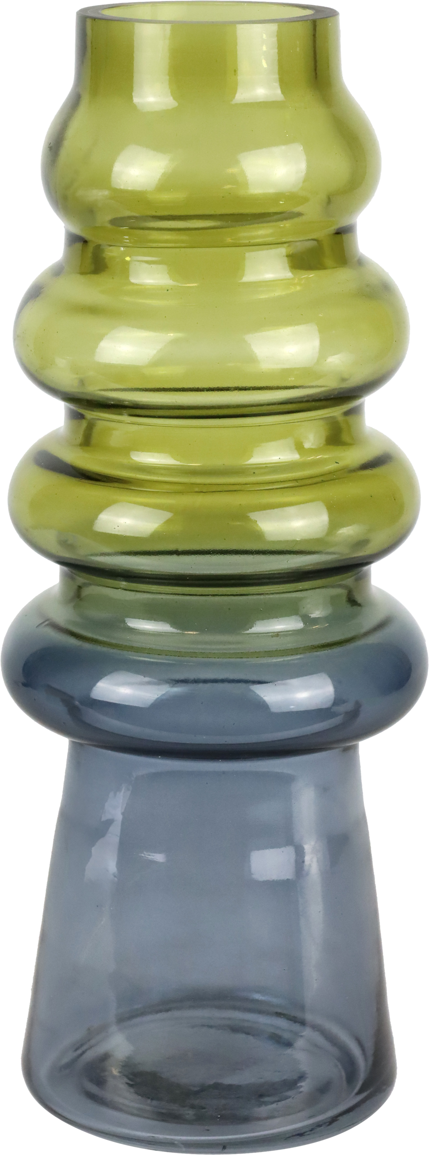 7570 VASE EN VERRE GREEN HARMONY