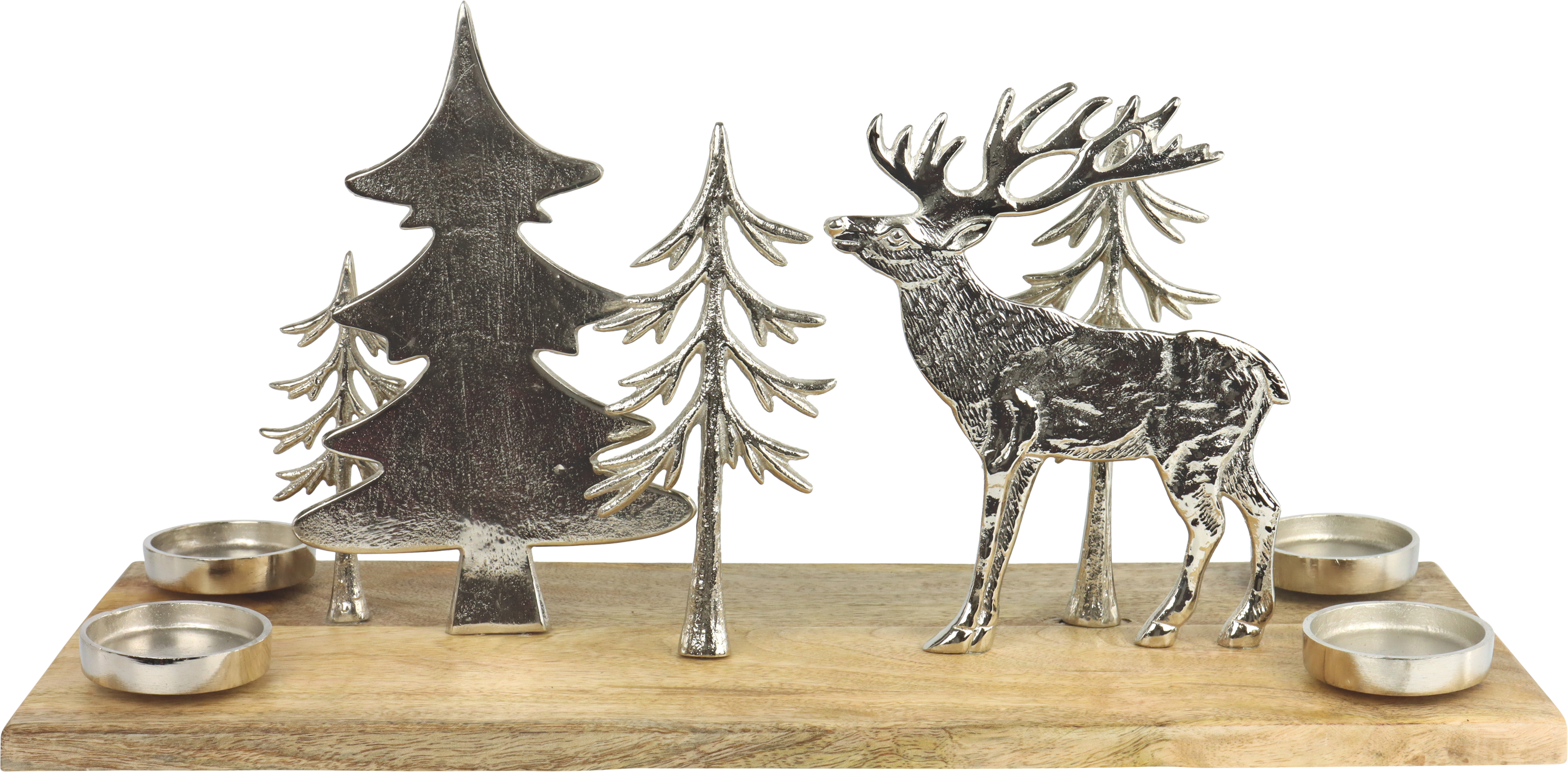 7607 OBJET LUMIN « FORÊT D'HIVER »