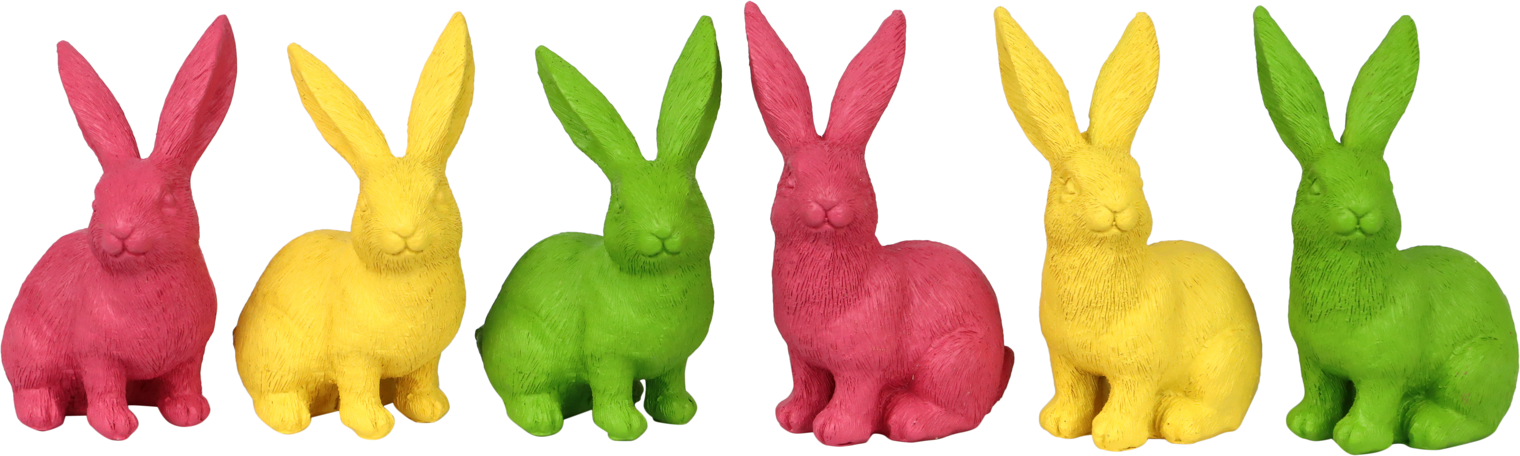 7670 BANDE DE LAPIN COLORI  6P