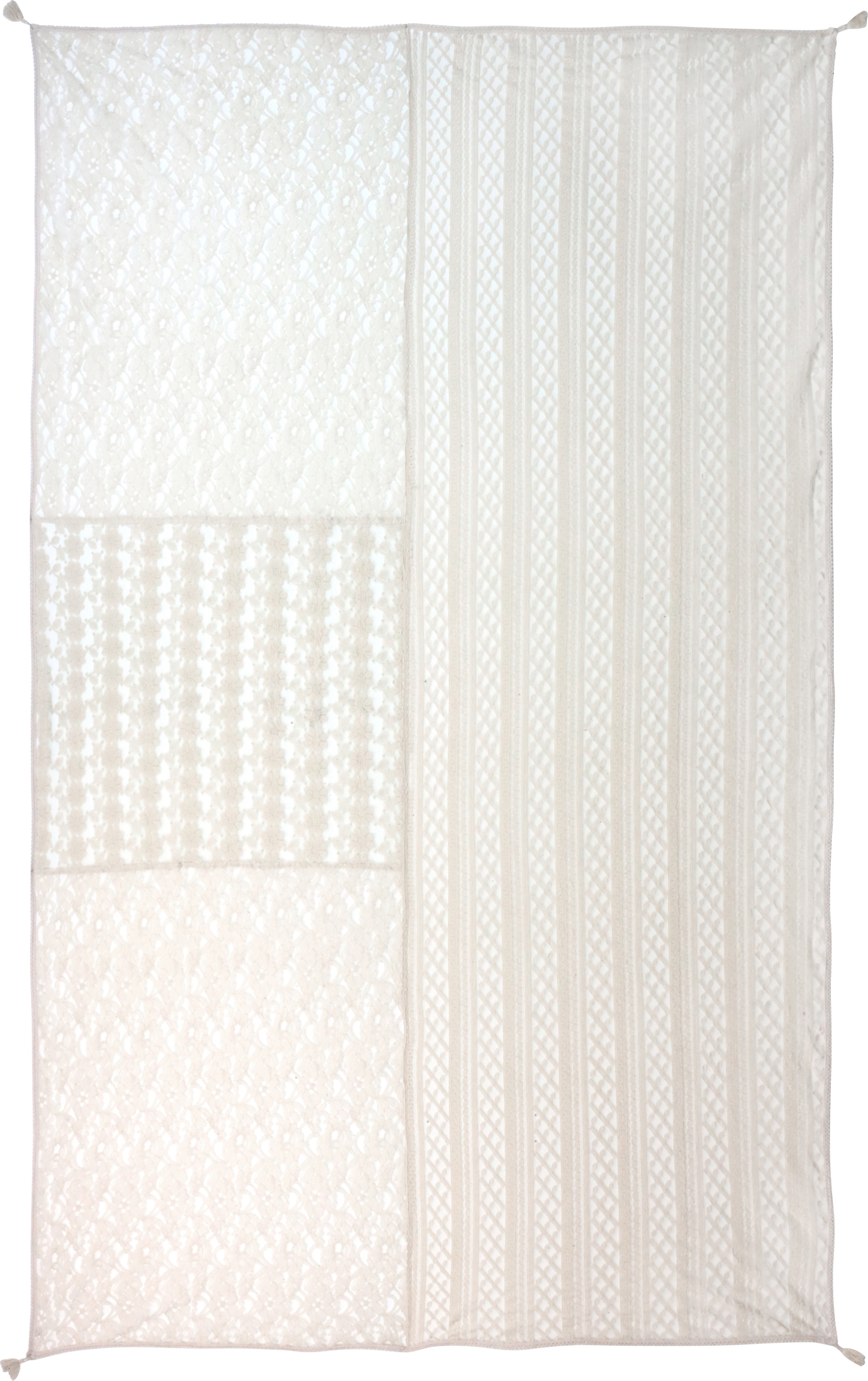 7682 MANTEL  ENCAJE VINTAGE 140X240