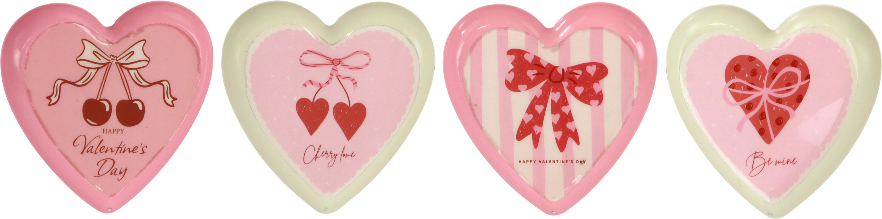 7790 VASSOI CUORE SWEETHEART  4PZ