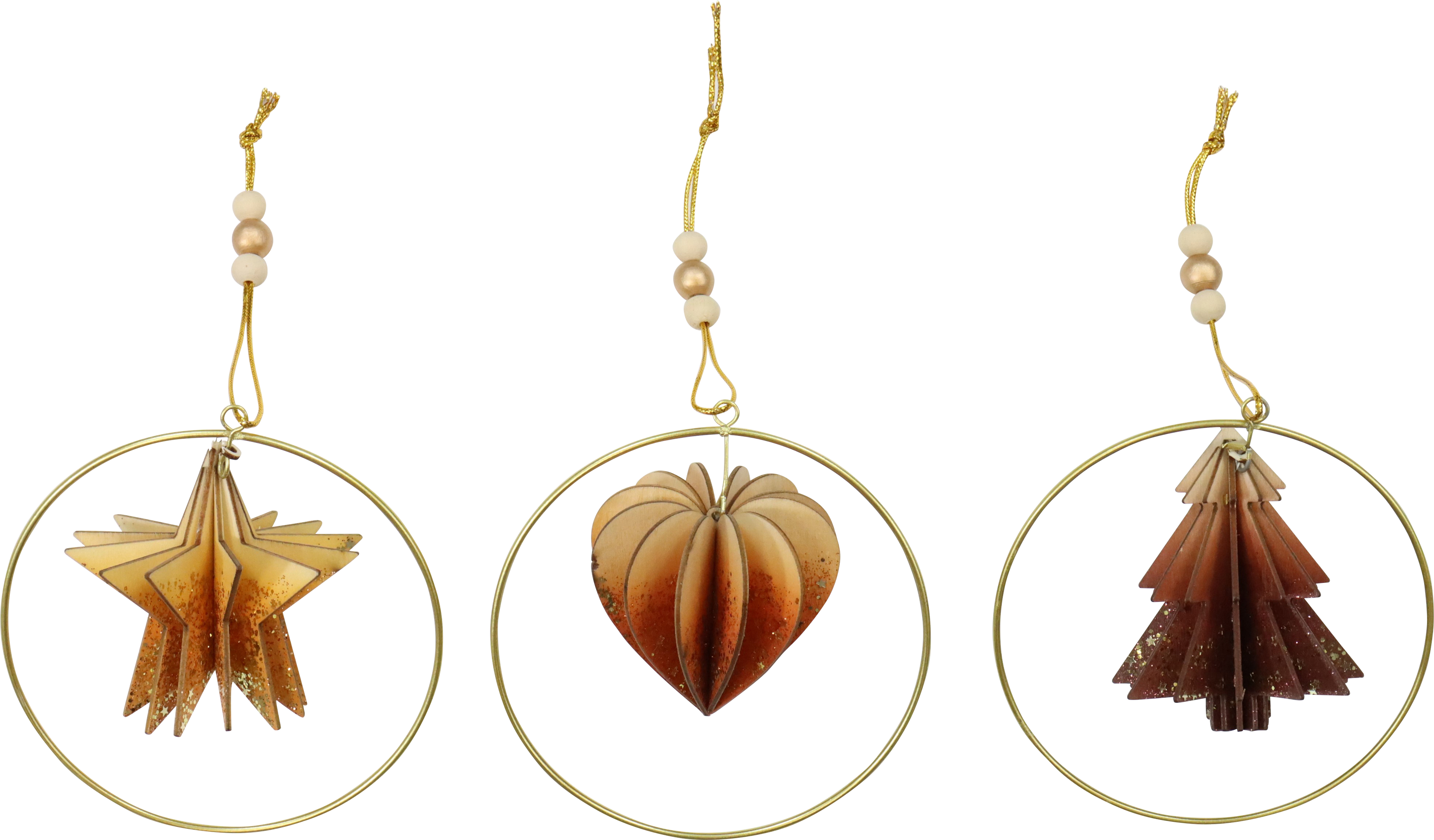 7808 PENDENTIFS 3D NATURAL WOODS  3P