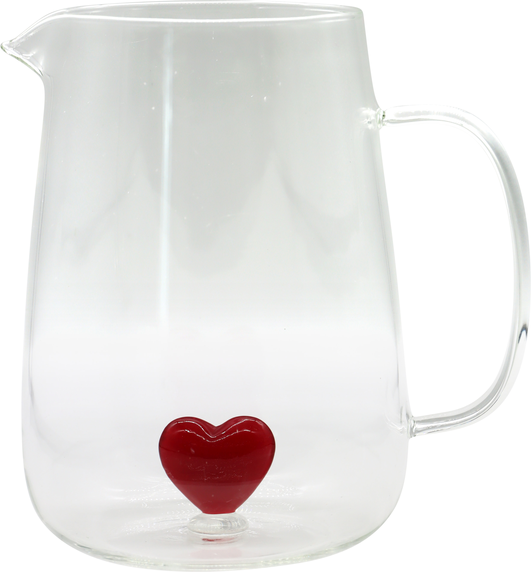7826 CHASSE-MOUSSE EN VERRE HEART