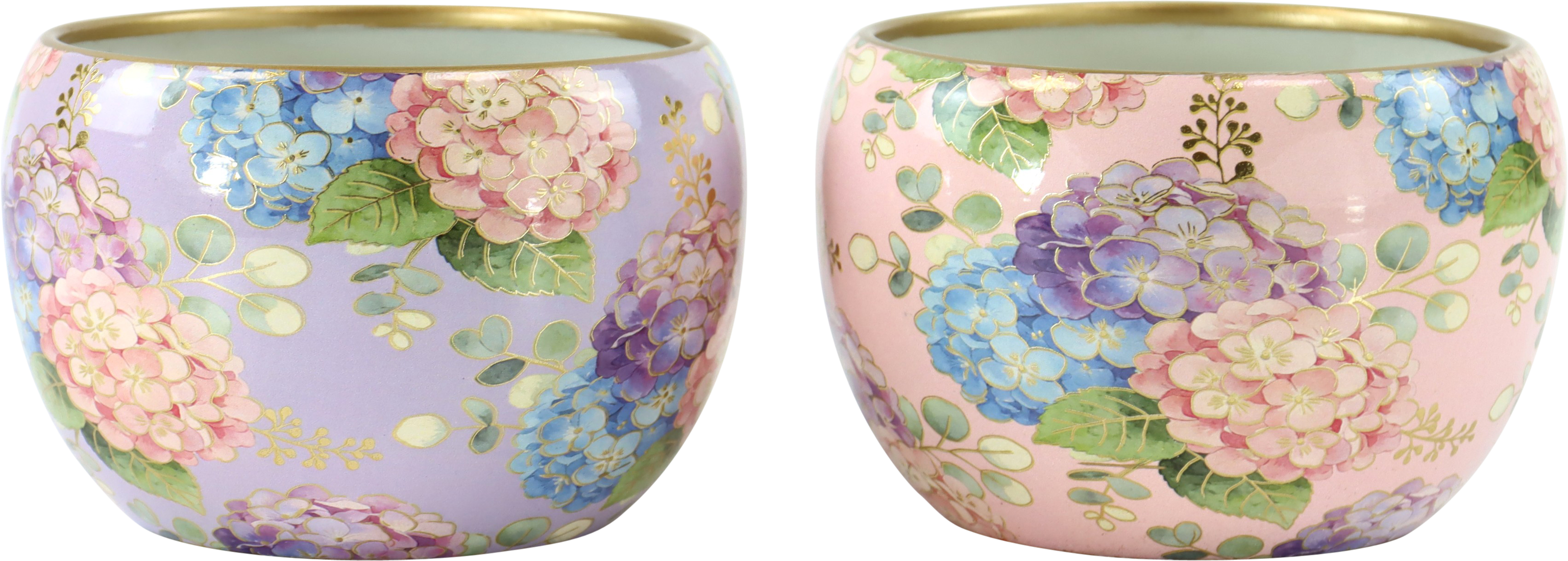 7864 FLOWERPOTS BLOOMING ROMANCE  S/2
