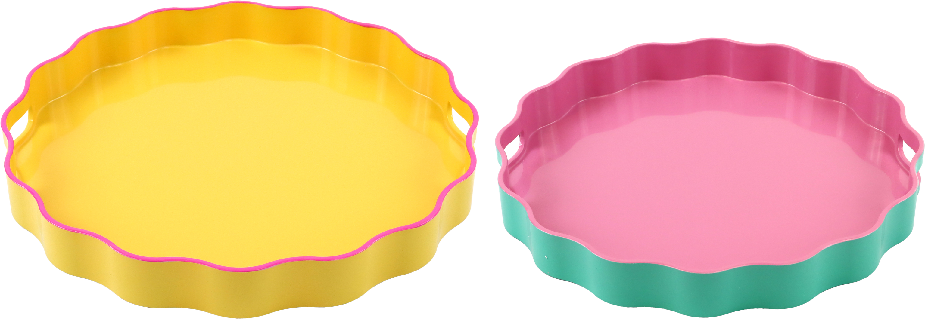 8026 TRAYS RIVIERA WAVES  S/2