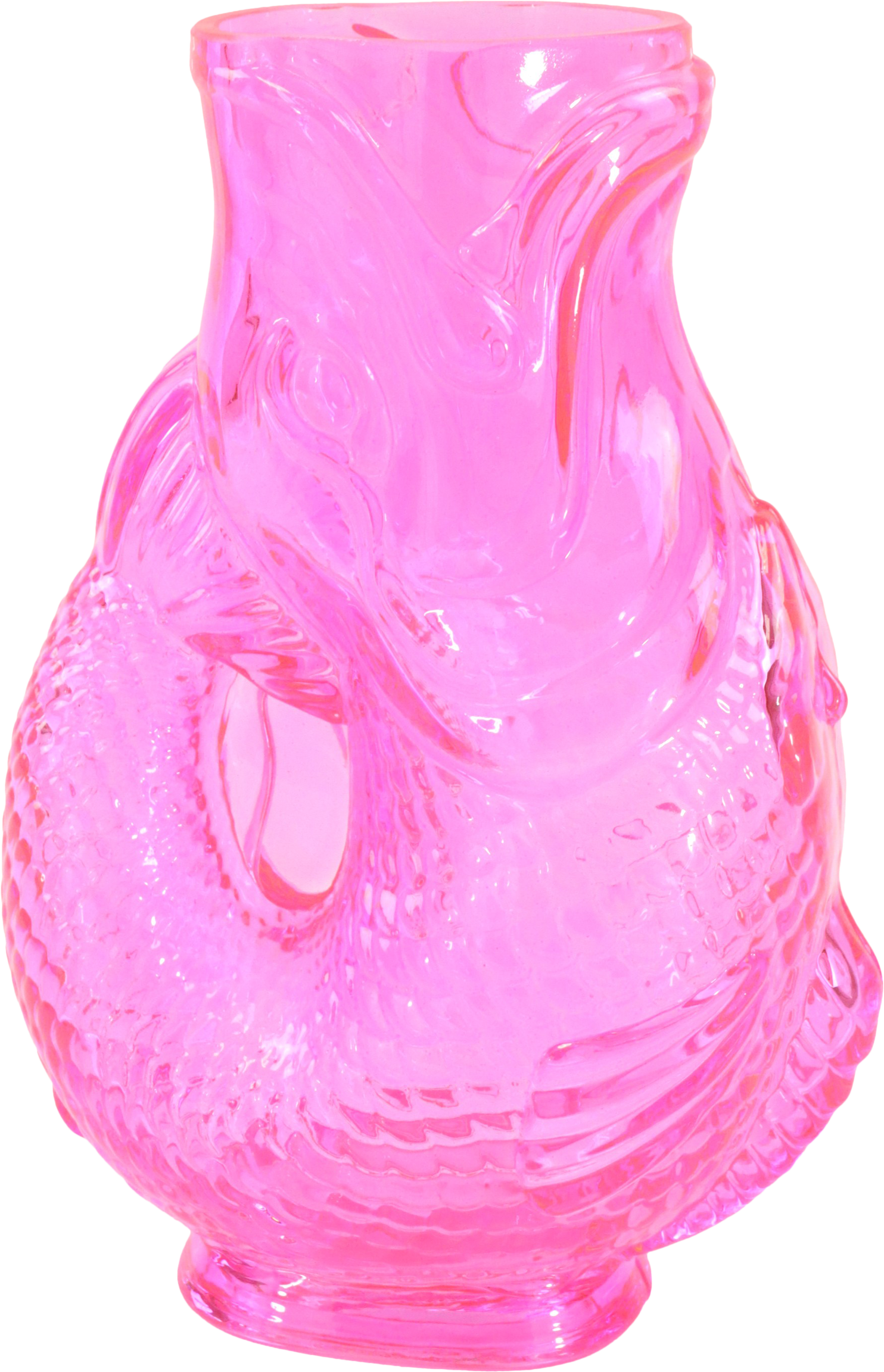 8106 VASO IN VETRO FUNKY FISH