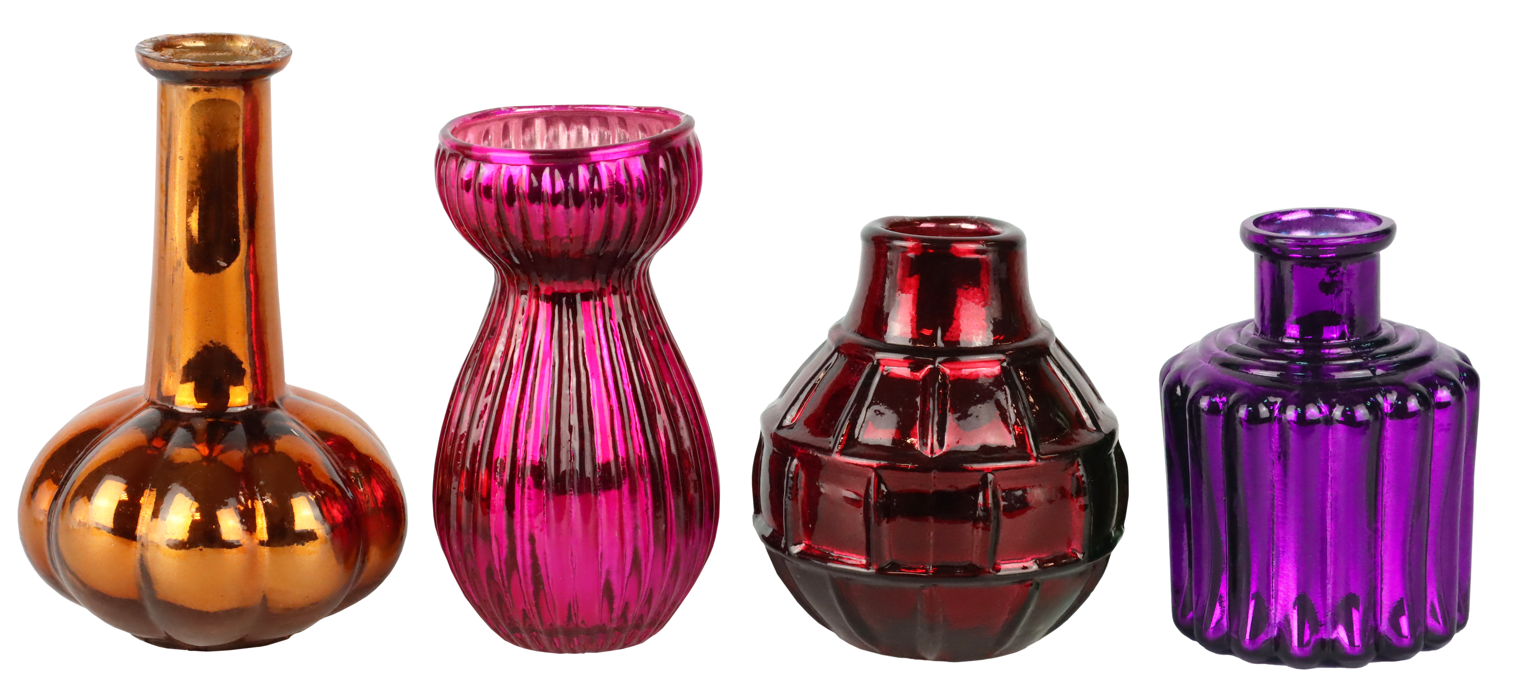 8213 ENS. VASES CARNIVAL  4P