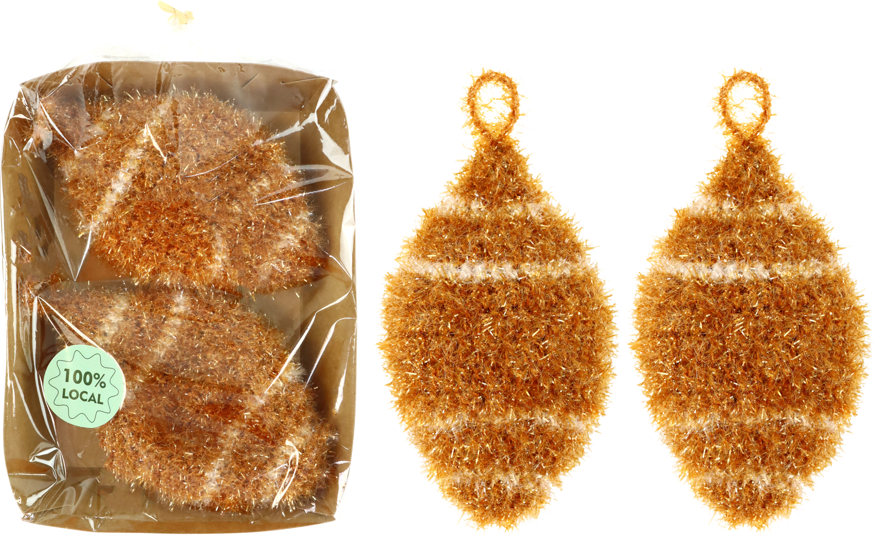 8255 SPÜLSCHWAMM-SET CROISSANT  S/2