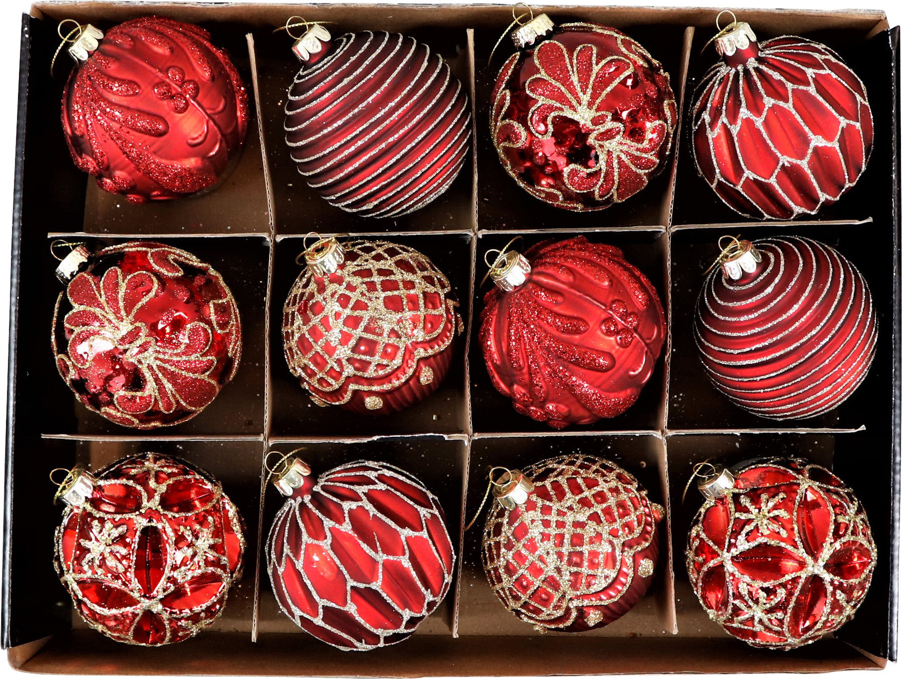 8264 BOULES EN VERRE 12P