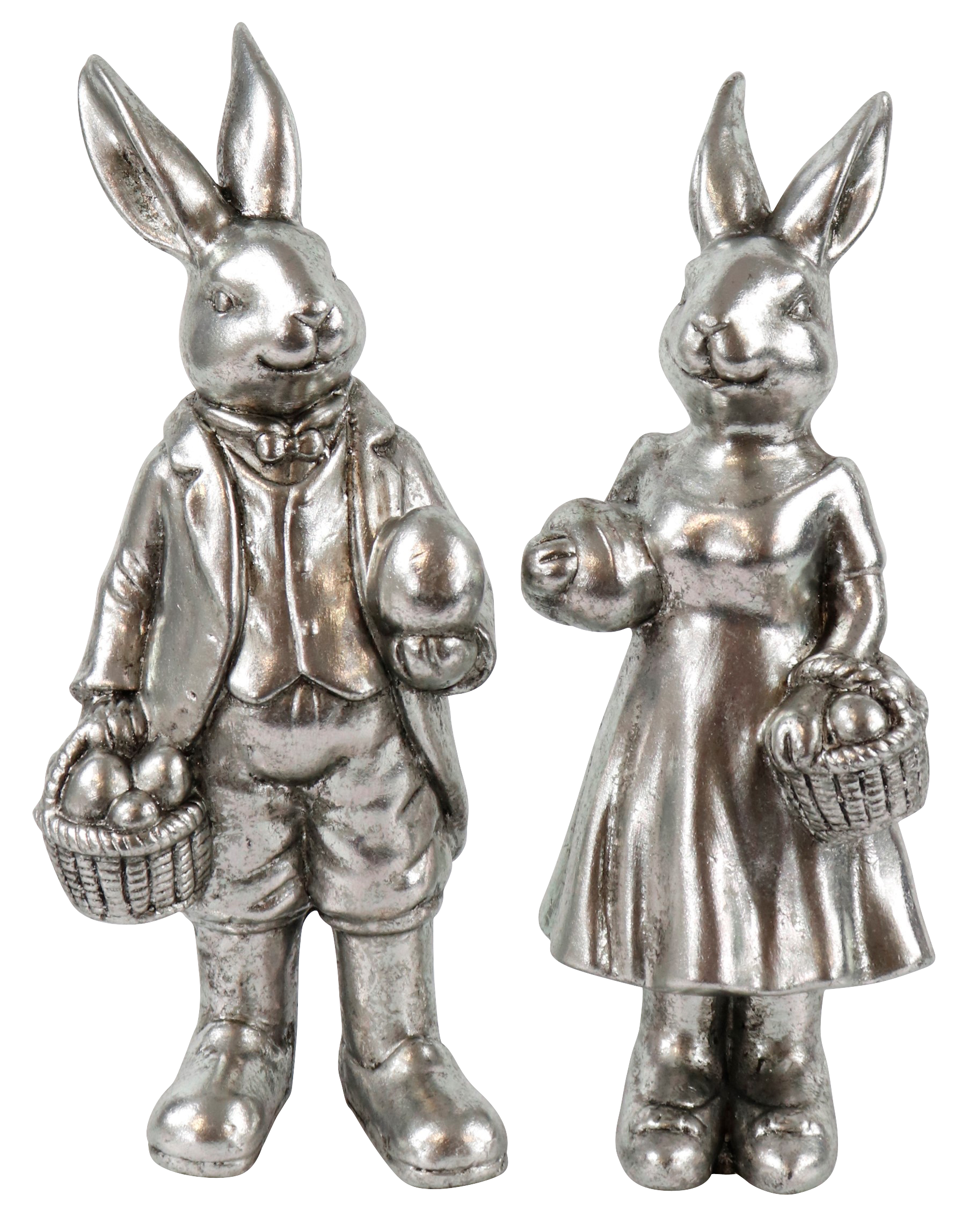 8300 COUPLE DE LAPIN ARGENTO  2P