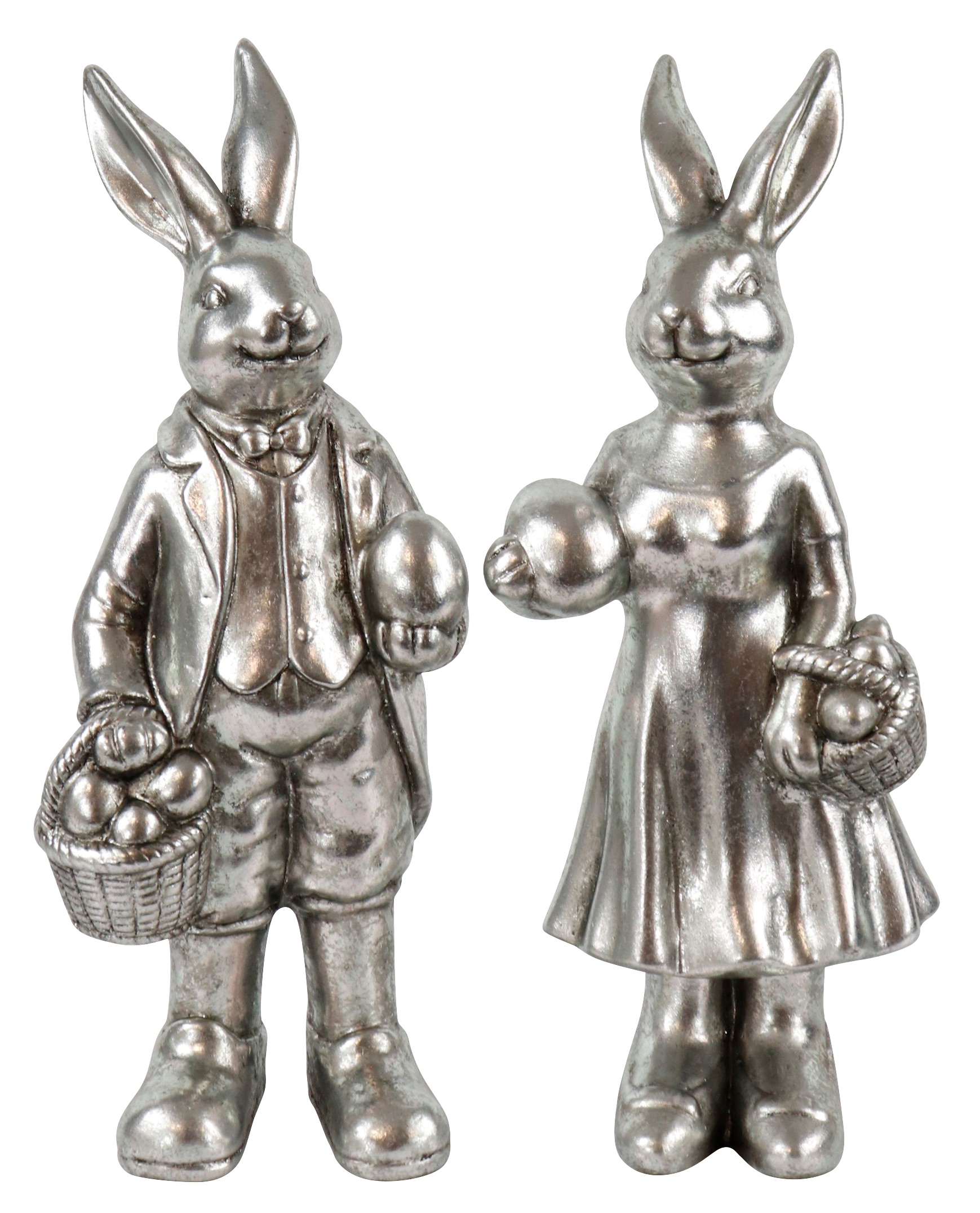 8301 COUPLE DE LAPIN ARGENTO  2P