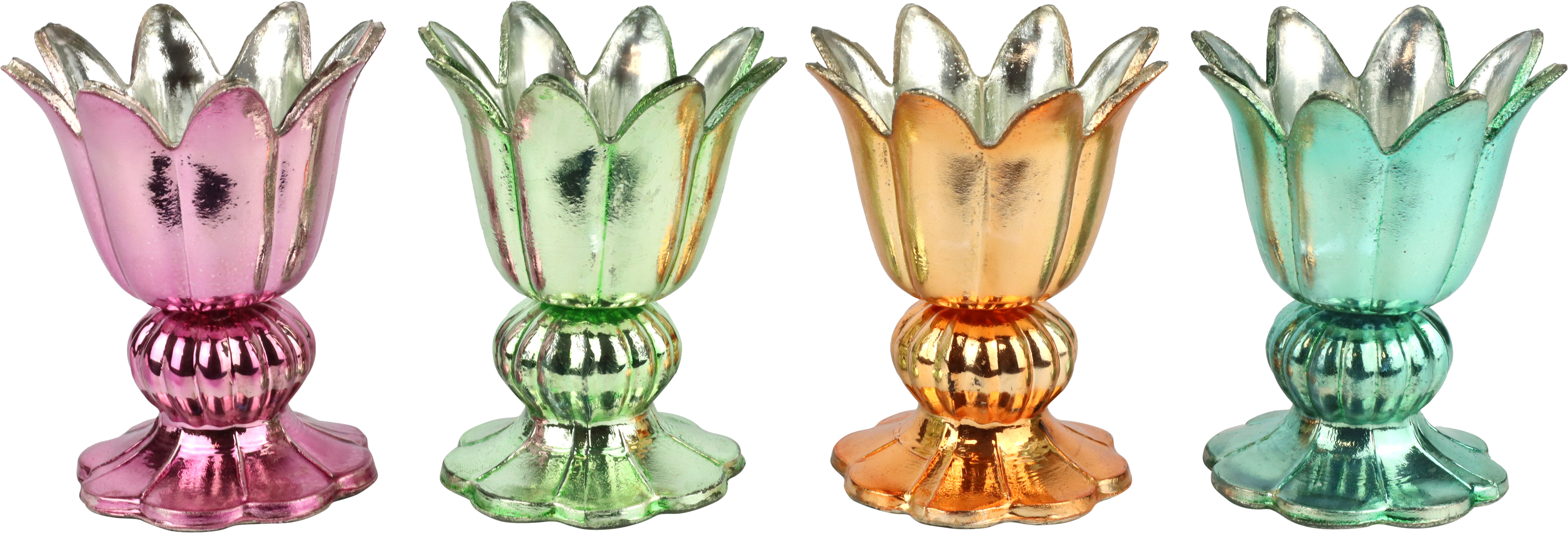 8317 LAMPES DE VENT PASTEL GLOW  4P