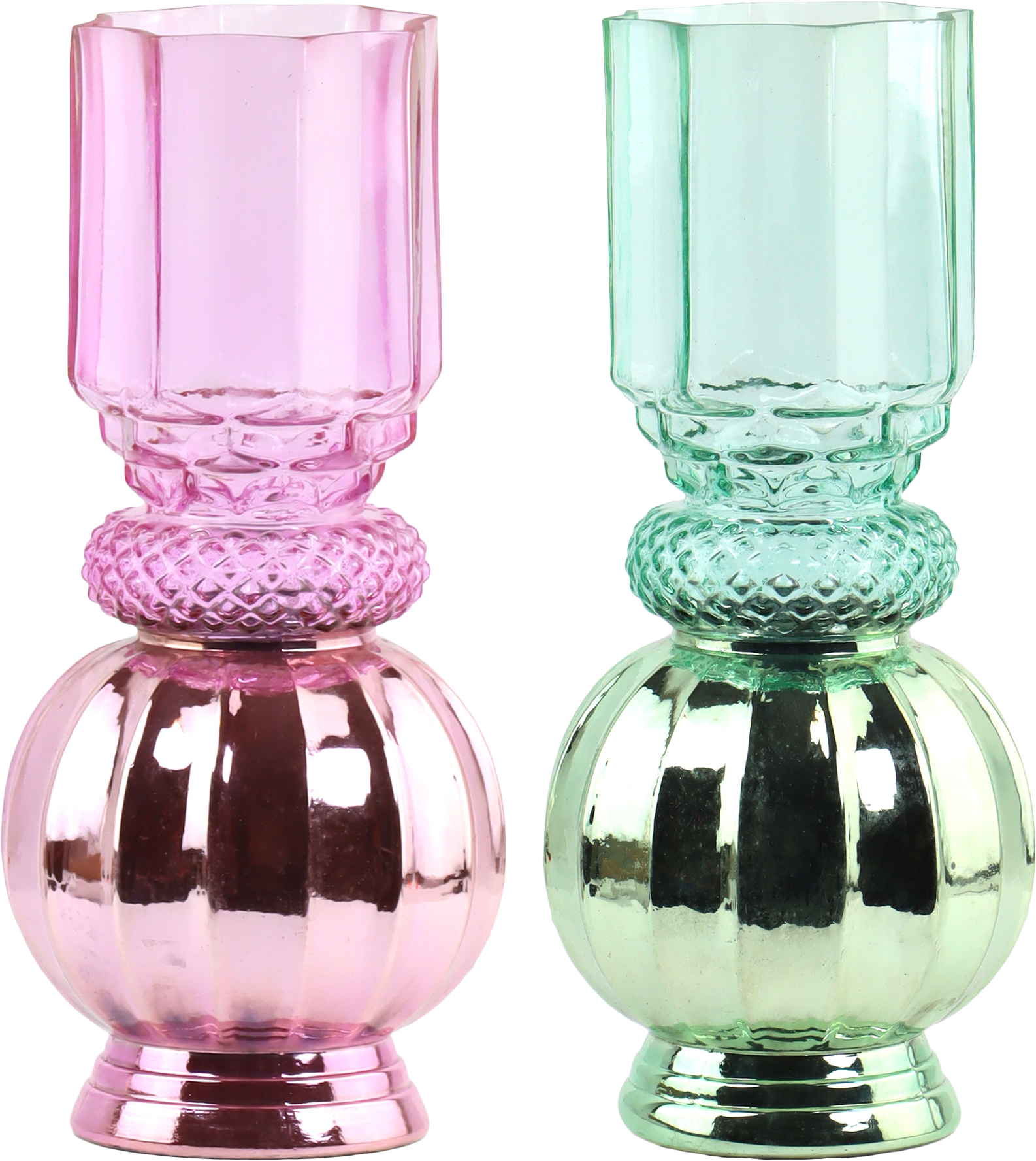 8539 WINDLICHTER/VASEN VELOURA  S/2