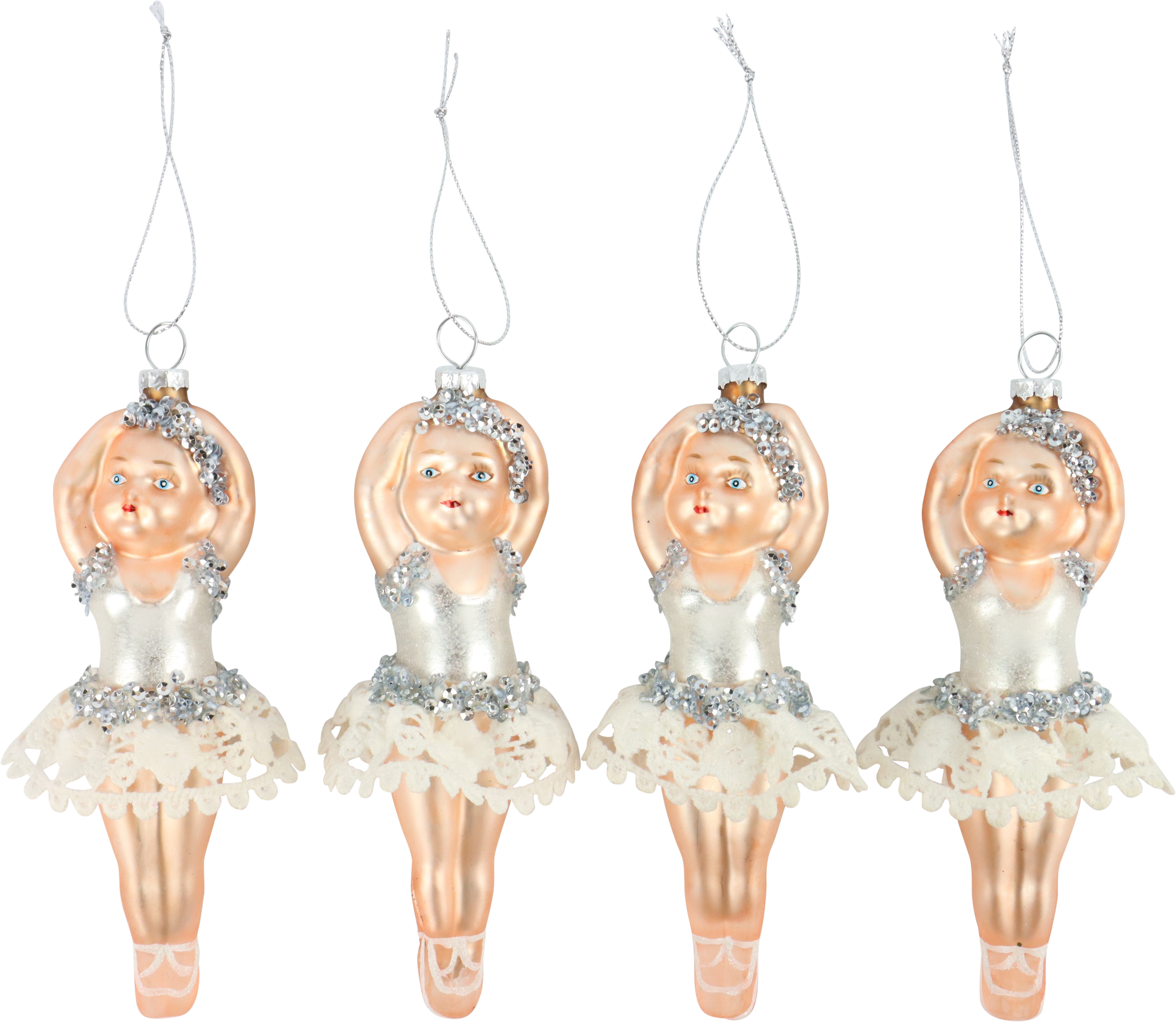 8599 BIJOUX EN VERRE BALLERINE  4P
