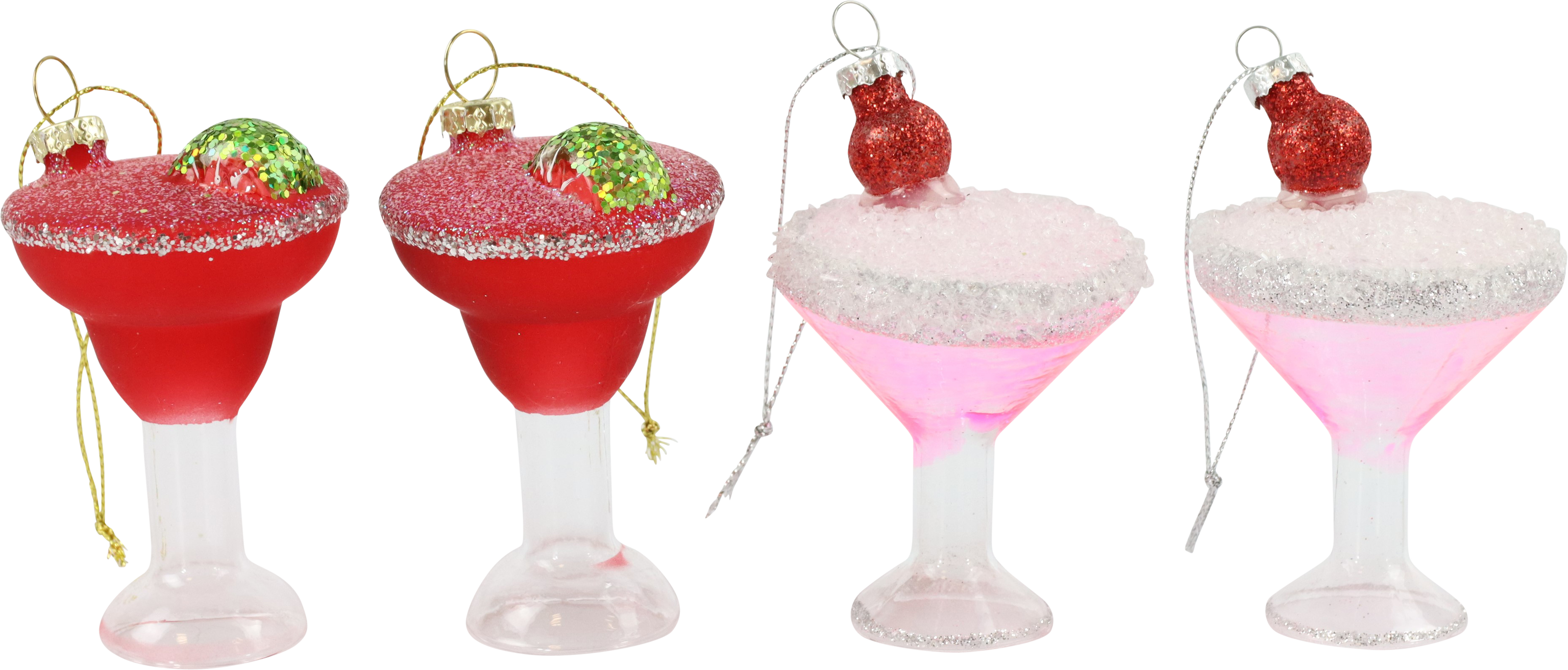 8618 ADORNOS DE CRISTAL  CÓCTEL  S/4