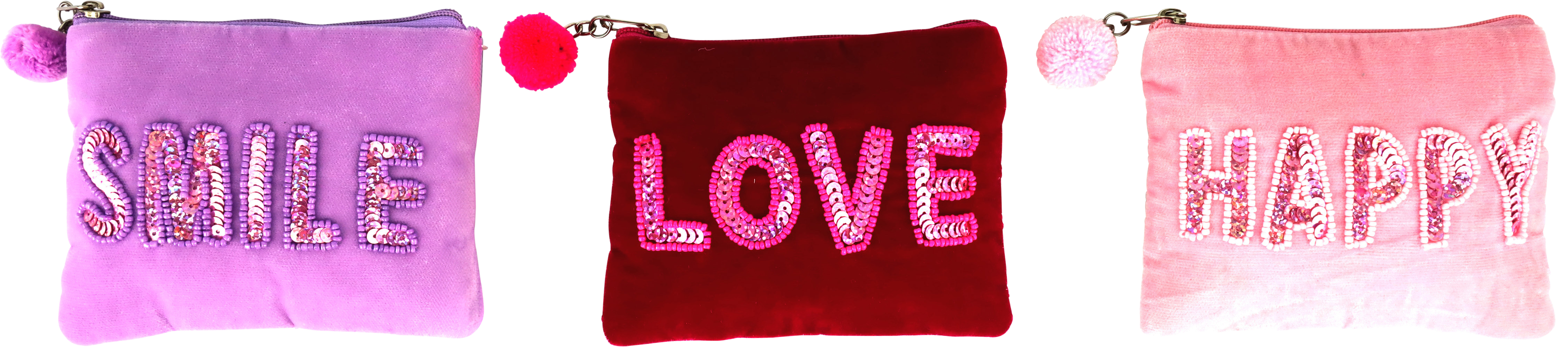 8664 COUVERTURE POETIC POUCHES  3P