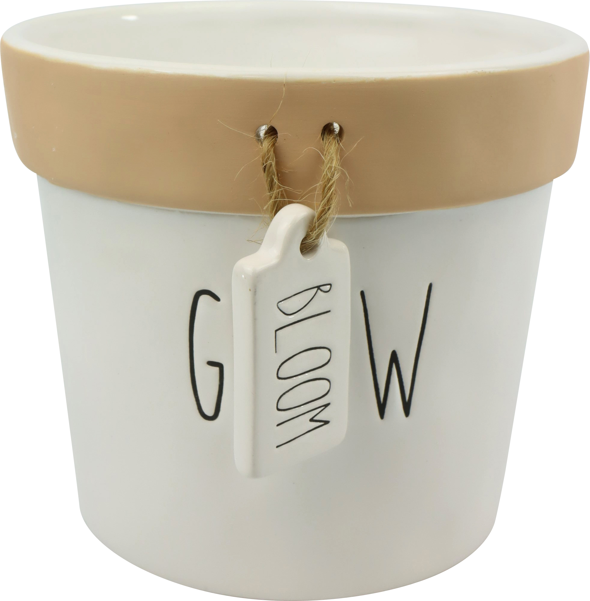 8819 CACHE-POT  BLOOM HAPPY