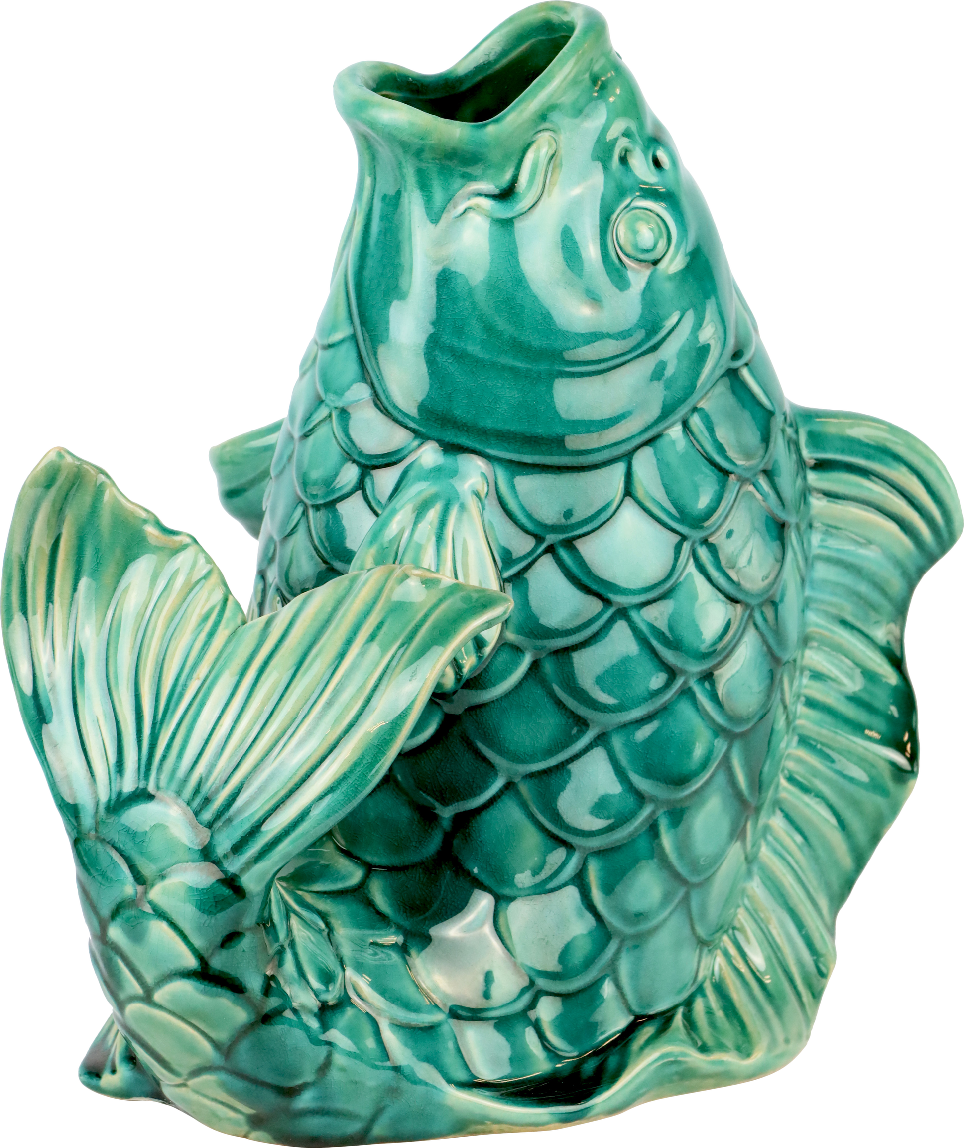 9093 VASE LUCKY FISH