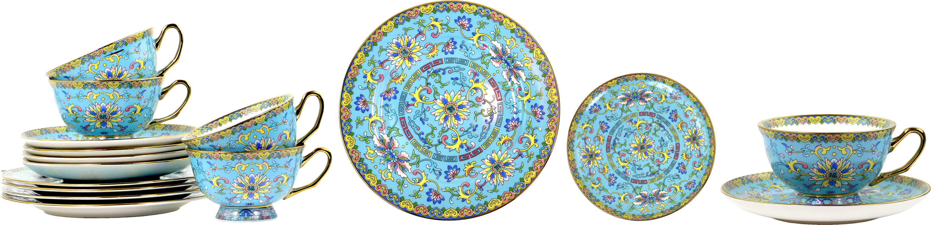 9224 SERVICE CHINESE FLOWERS  12P