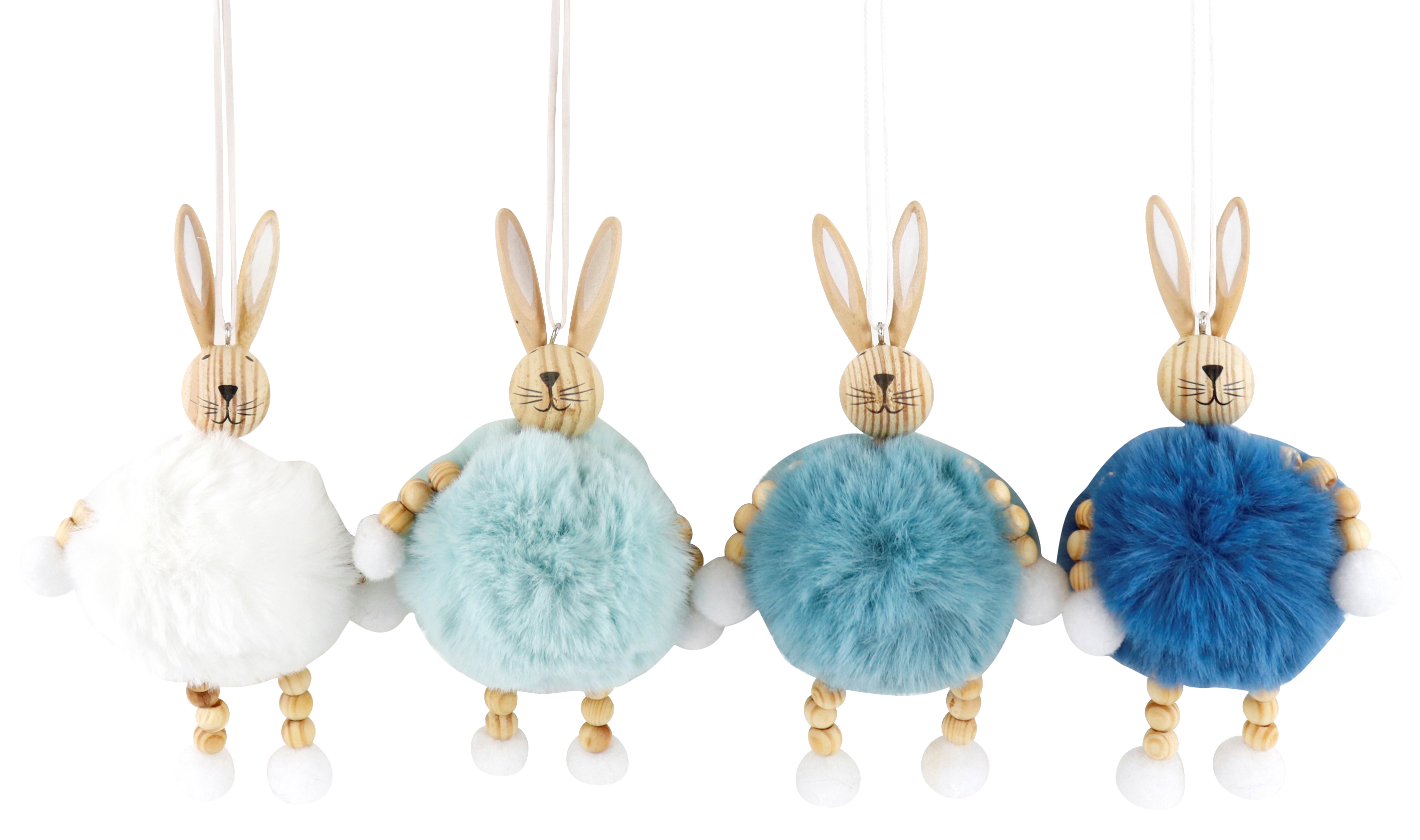 9354 POMPON BUNNIES 4P