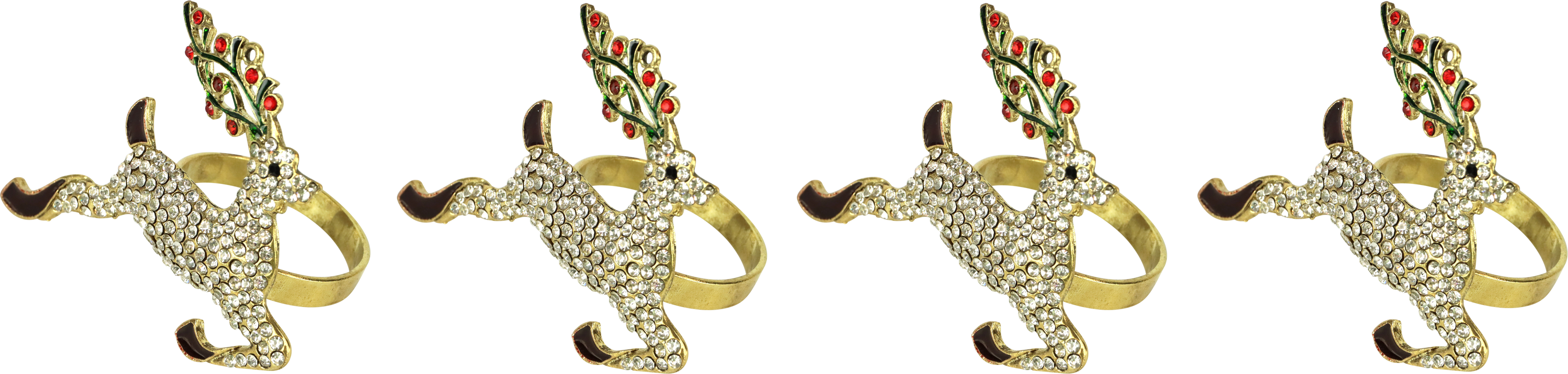 9721 RONDS DE SERVIETTE HIRSCH  4P