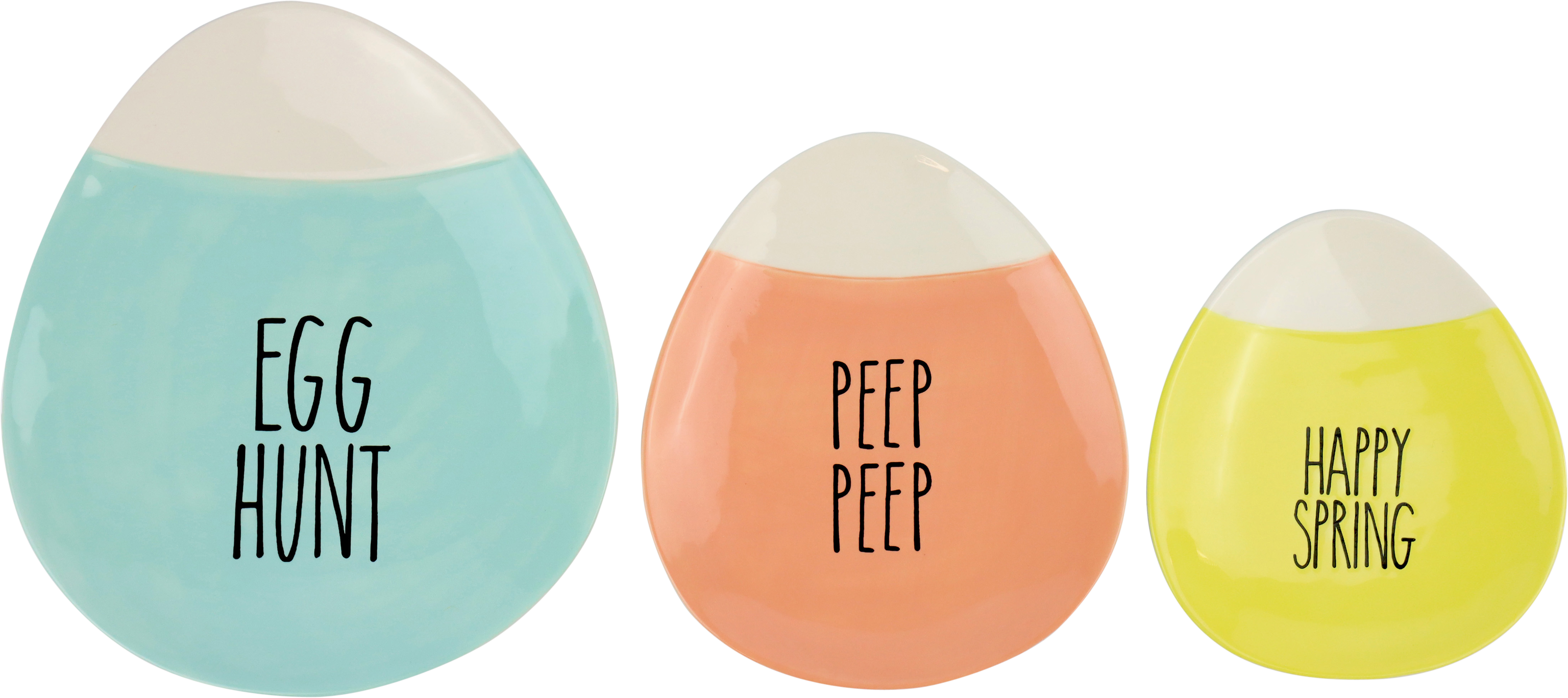 9893 ASSIETTE-OEUF  CANDY EASTER  3P