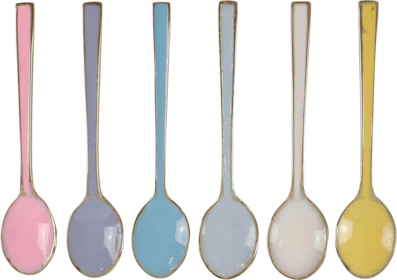 9900 CUILLÈRES PASTELL  6P