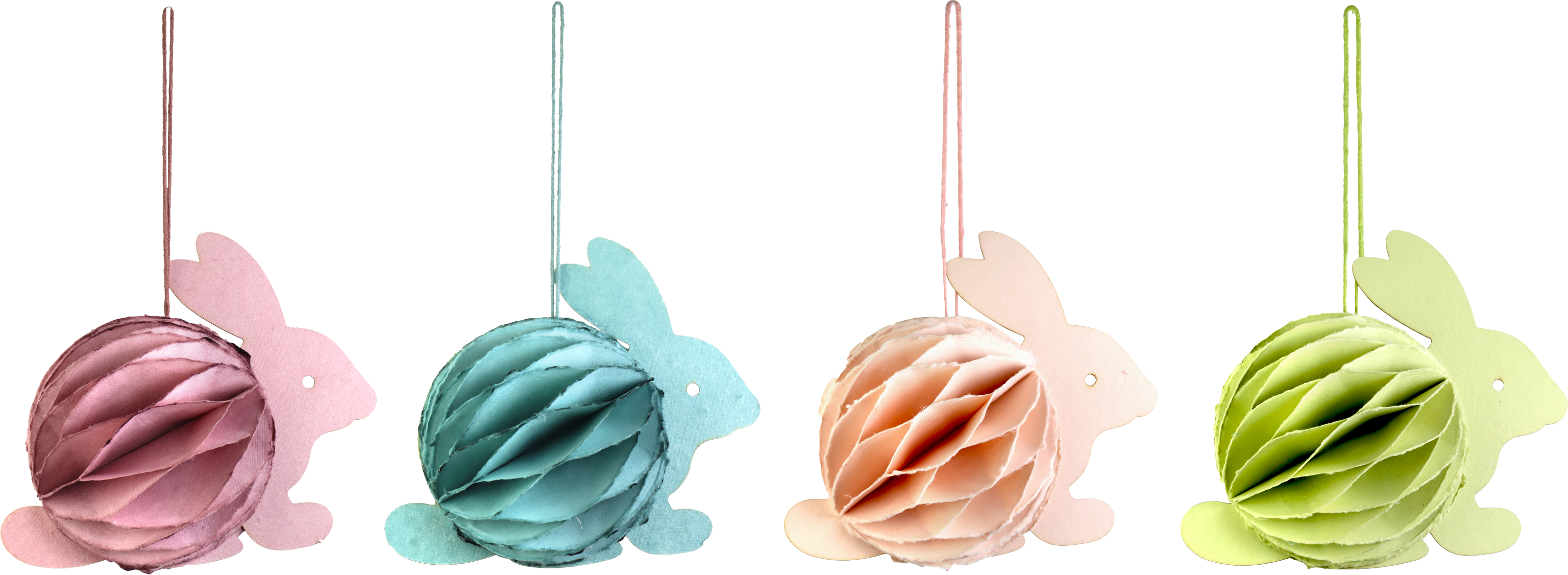 9932 CONEJO DECORATIVO HONEYCOMB  S/4