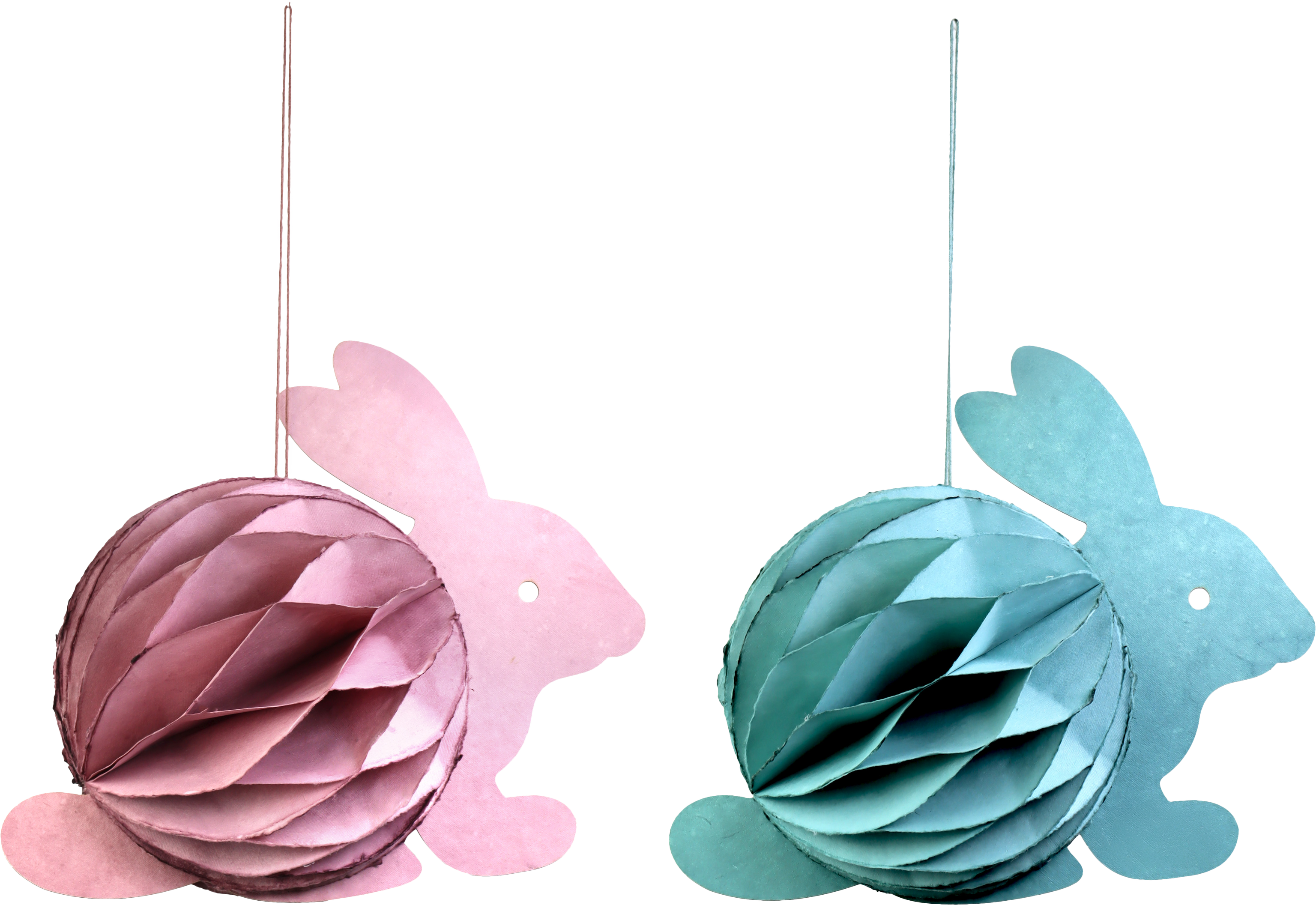 9933 CONEJO DECORATIVO HONEYCOMB  S/2